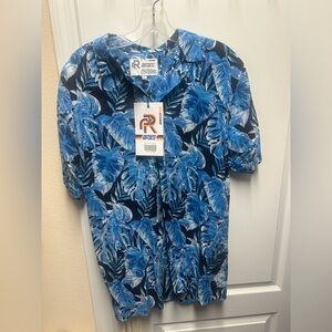 Blue Men's Casual button Shirt